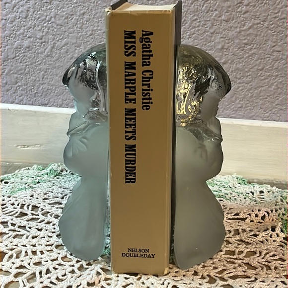 Vintage Accents Vintage Viking Glass Angel Bookends Poshmark